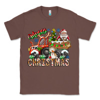 Chestnut Merry Christmas  tractor Classic Tee - CowhideDigitalArt
