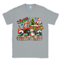 Heather Grey Merry Christmas  tractor Classic Tee - CowhideDigitalArt