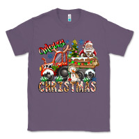 Lavender Merry Christmas  tractor Classic Tee - CowhideDigitalArt