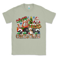 Matcha Merry Christmas  tractor Classic Tee - CowhideDigitalArt