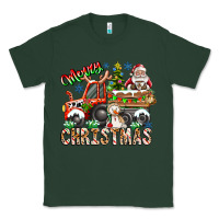 Sports Green Merry Christmas  tractor Classic Tee - CowhideDigitalArt