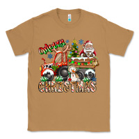 Toasted Coconut Merry Christmas  tractor Classic Tee - CowhideDigitalArt