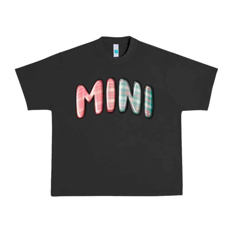 Mini Christmas Plaid Urban Heavy Tee by MaliasSmallBusiness | Teevron