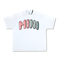 White mini christmas plaid Urban Heavy Tee - MaliasSmallBusiness