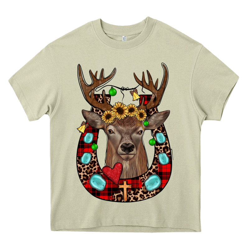 Christmas Horseshoe Heavy Core Tee by JahusDesignShop | Teevron
