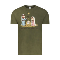 Vintage Olive o come let us adore him Vintage Tee - MaliasSmallBusiness