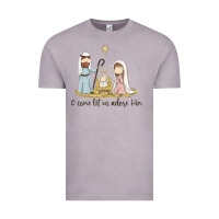 Vintage Zinc o come let us adore him Vintage Tee - MaliasSmallBusiness