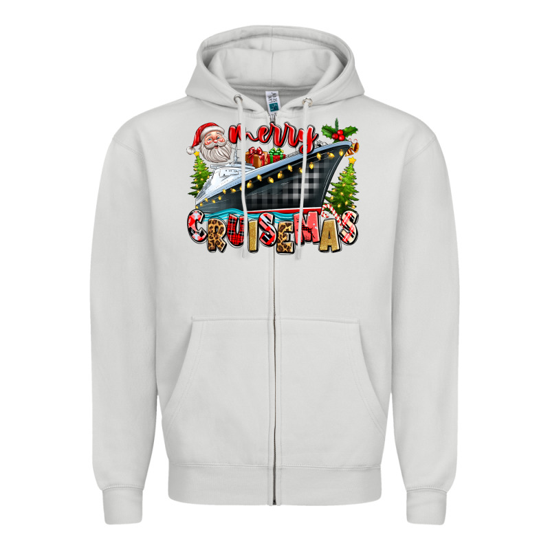 Merry Cruisemas Zipper Hoodie by texasbilliewilder | Teevron