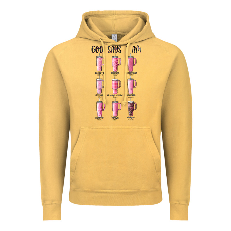 God Says I Am Bible Verse Stanley Vintage Hoodie by MaliasSmallBusiness | Teevron