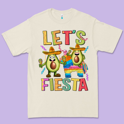 Let's Fiesta Premium Tee Designed By Jahusdesignshop