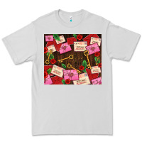 Dove Grey love letters tumbler Premium Tee - AdoDesignShop