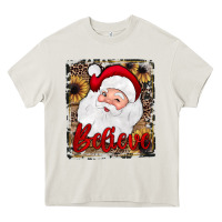 Cream believe santa Heavy Core Tee - JahusDesignShop