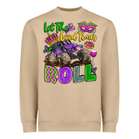Mushroom let the good times roll with mardi gras monster tr Heavyweight Sweatshirt - LillyAllenDesigns