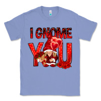Colony Blue i gnome you with roses Classic Tee - NancyCooperArtShop