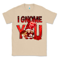 Mushroom i gnome you with roses Classic Tee - NancyCooperArtShop