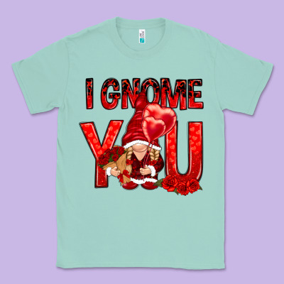 I Gnome You With Roses Classic Tee Designed By Nancycooperartshop
