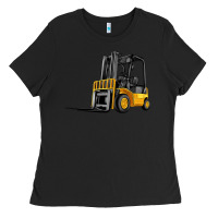 Black forklift Ladies Tee - Artiststas