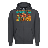 Smoke Thanksgiving crew Zipper Hoodie - NancyCooperArtShop