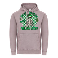 Vintage Zinc dead inside but feeling lucky Vintage Hoodie - MaliasSmallBusiness