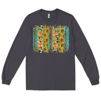 Smoke fall sunflower brushstroke Long Sleeve Tee - BundleAndBundleShop