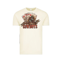 Vintage Arctic long live cowboys cards Vintage Tee - NancyCooperArtShop