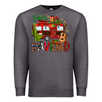 Charcoal Heather Feliz Navidad Christmas Mexico Premium Sweatshirt - HowdyJamesFarm