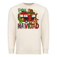 Sandshell Feliz Navidad Christmas Mexico Premium Sweatshirt - HowdyJamesFarm