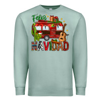 Seafoam Feliz Navidad Christmas Mexico Premium Sweatshirt - HowdyJamesFarm