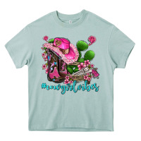Arona cowgirl vibes with boots and gun Heavy Core Tee - AdoDesignShop