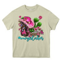 Mossy cowgirl vibes with boots and gun Heavy Core Tee - AdoDesignShop
