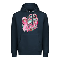 Navy love hope cure Premium Hoodie - CowGirlArtShop
