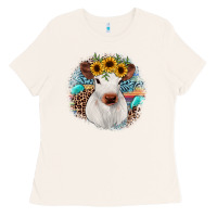 Bone western calf Ladies Tee - JahusDesignShop