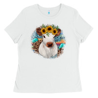 White western calf Ladies Tee - JahusDesignShop