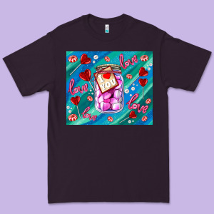 Sugar With Love Premium Tee Designed By Adodesignshop