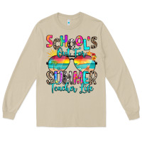 Mushroom school's out for summer teacher life Long Sleeve Tee - RanaPortraitStore