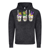 Vintage Black mardi gras snowballs Vintage Hoodie - MaliasSmallBusiness