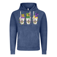 Vintage Denim mardi gras snowballs Vintage Hoodie - MaliasSmallBusiness