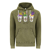 Vintage Olive mardi gras snowballs Vintage Hoodie - MaliasSmallBusiness