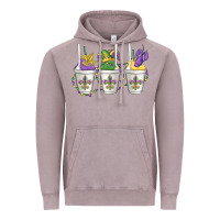 Vintage Zinc mardi gras snowballs Vintage Hoodie - MaliasSmallBusiness