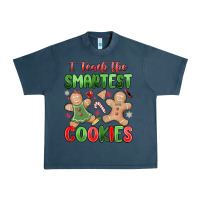 Midnight Navy teach the smartest cookies Urban Heavy Tee - MaliasSmallBusiness