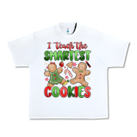 White teach the smartest cookies Urban Heavy Tee - MaliasSmallBusiness