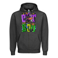 Charcoal Heather My cat is my boo Halloween Zipper Hoodie - NancyCooperArtShop