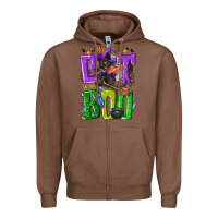 Chestnut My cat is my boo Halloween Zipper Hoodie - NancyCooperArtShop