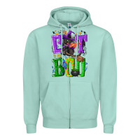 Seafoam My cat is my boo Halloween Zipper Hoodie - NancyCooperArtShop