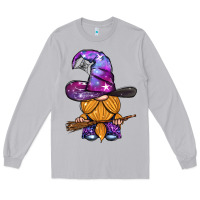 Moon Dust witch gnome with broom Long Sleeve Tee - BundleAndBundleShop