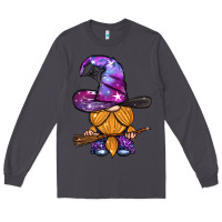 Smoke witch gnome with broom Long Sleeve Tee - BundleAndBundleShop
