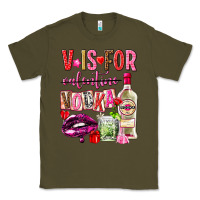 Army Green v is for vodka Classic Tee - NancyCooperArtShop