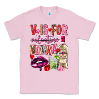 Bubblegum Pink v is for vodka Classic Tee - NancyCooperArtShop
