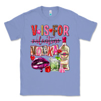 Colony Blue v is for vodka Classic Tee - NancyCooperArtShop