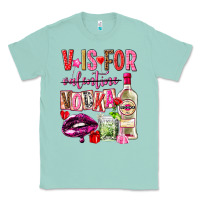 Seafoam v is for vodka Classic Tee - NancyCooperArtShop